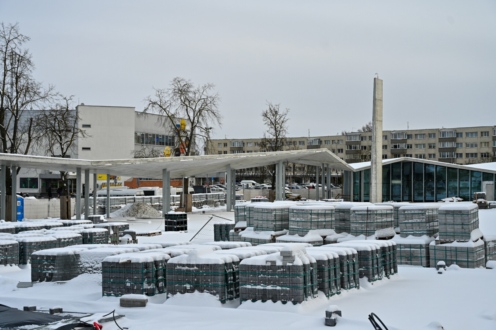 Statoma Panevėžio autobusų stotis. P. Židonio nuotr.
