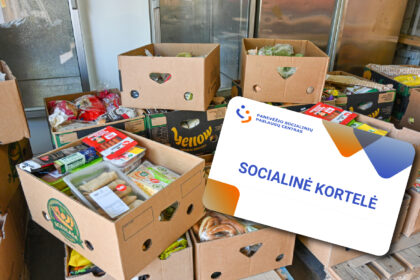 Nepasiturintys gyventojai jau kovą vietoje dalintų maisto paketų gaus socialines korteles su 25 eurais vienam asmeniui visam ketvirčiui.