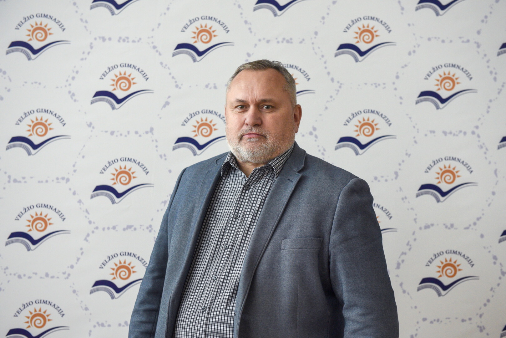 Velžio gimnazijos direktorius Rimtas Baltušis. G. Kartano nuotr.