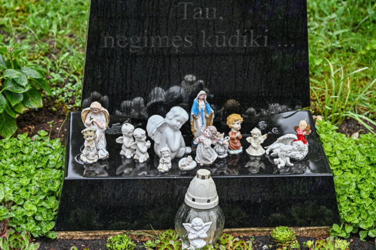 Lietuvoje daugėja miestų, kuriuose į kapavietes amžino poilsio atgula ligoninių šaldytuvuose saugoti negimusių kūdikėlių palaikai.