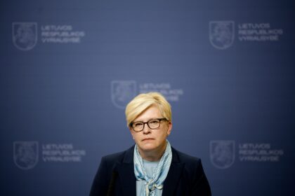 Premjerė Ingrida Šimonytė teigia, kad konservatorių sėkmės Seimo rinkimuose atveju imtųsi atsakomybės dar kartą vadovauti Vyriausybei.