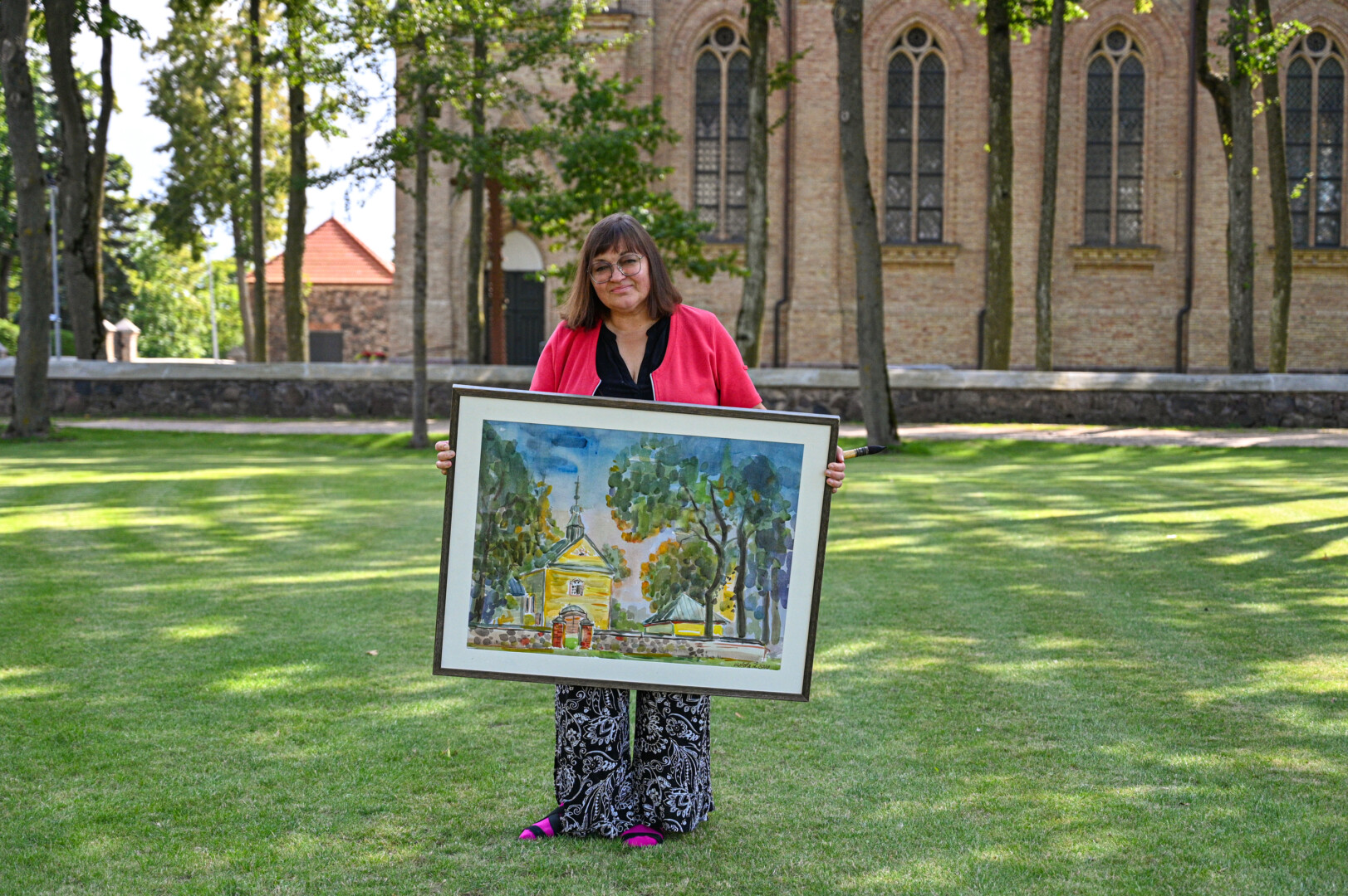 Violeta Židonytė prisipažįsta jutusi ypatingą Panevėžio krašto vietovių aurą. P. Židonio nuotr.