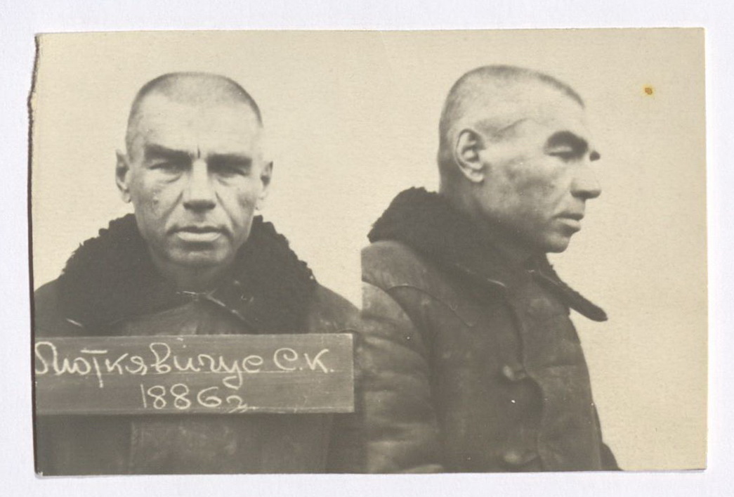 S. Liutkevičiaus kalinio nuotrauka. Tikslūs metai nežinomi. Lietuvos ypatingasis archyvas. F. K-1, ap. 58, b. 13569, l. 21.