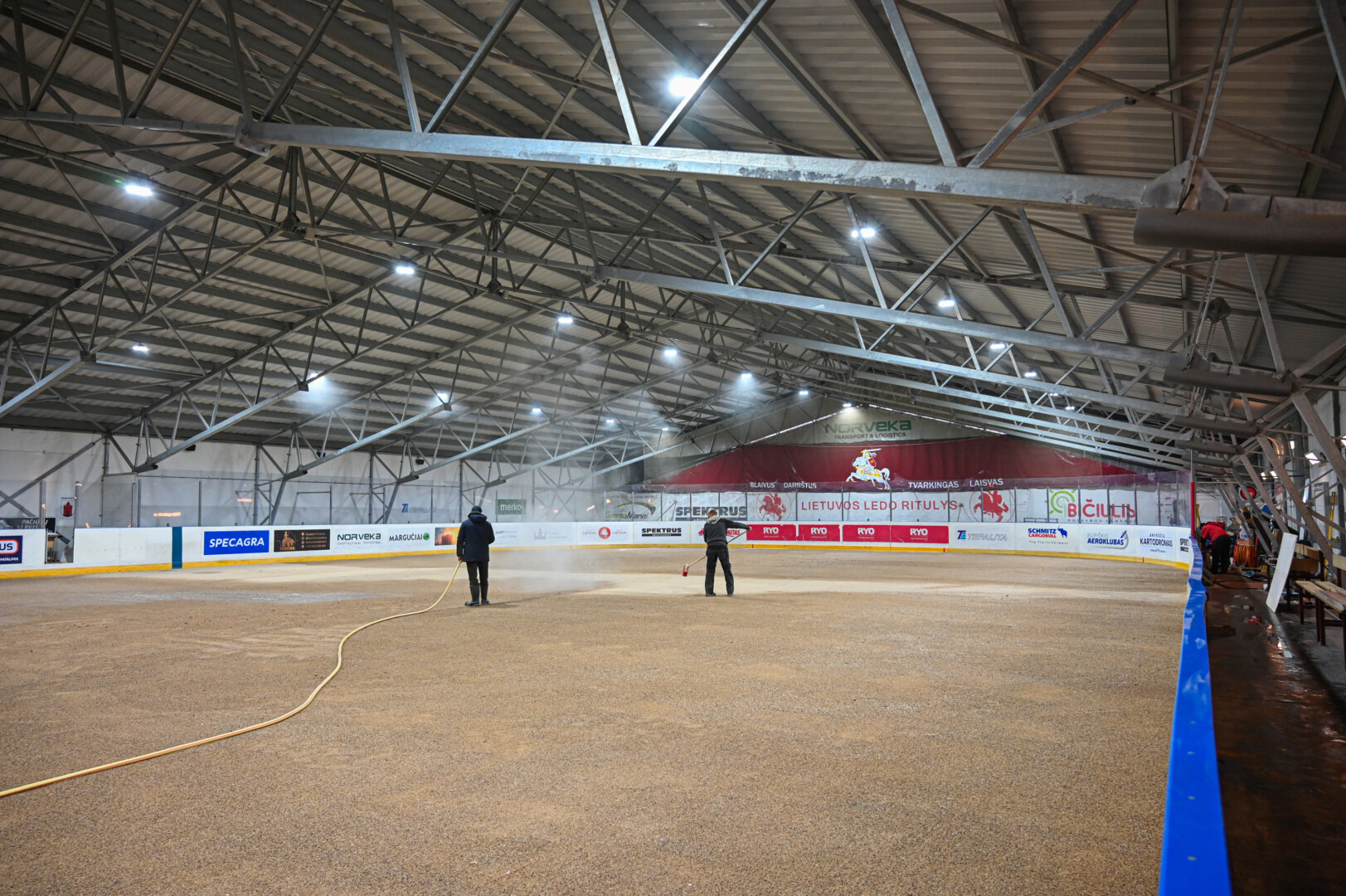 Panevėžio ledo arena duris atvėrė 2016 metais. P. ŽIDONIO nuotr.