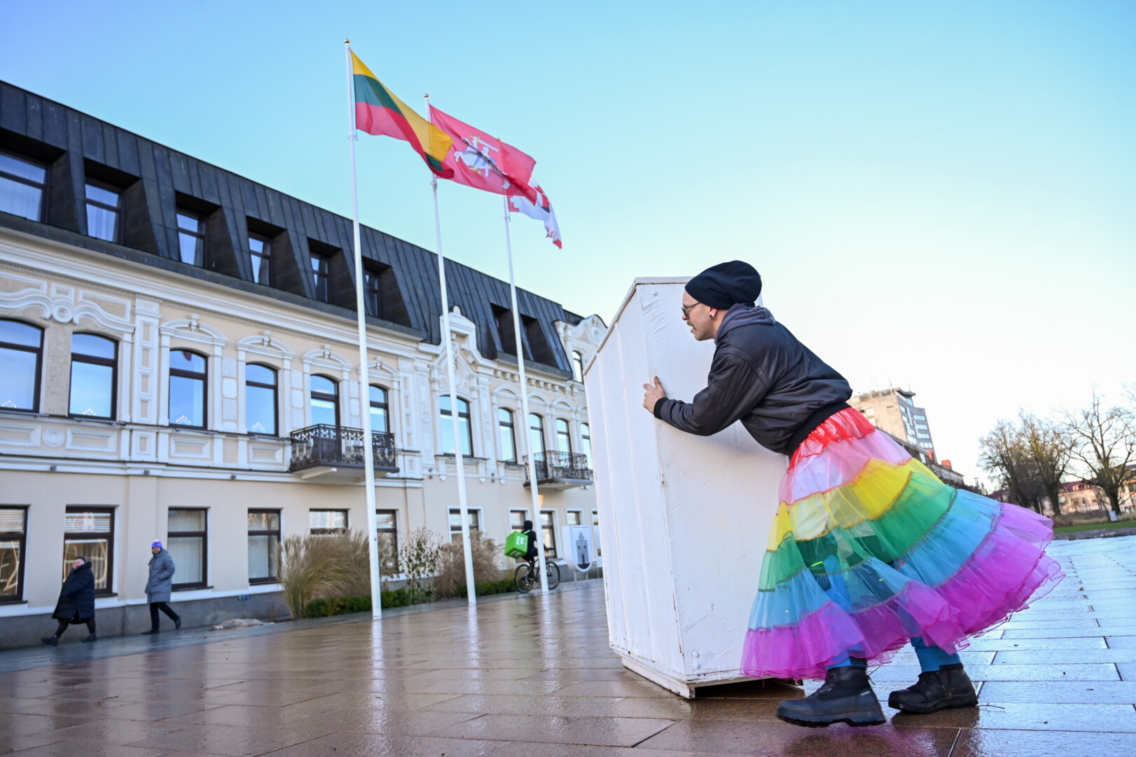 Teismas paskelbė S. Leonavičiui palankų verdiktą. P. ŽIDONIO nuotr.