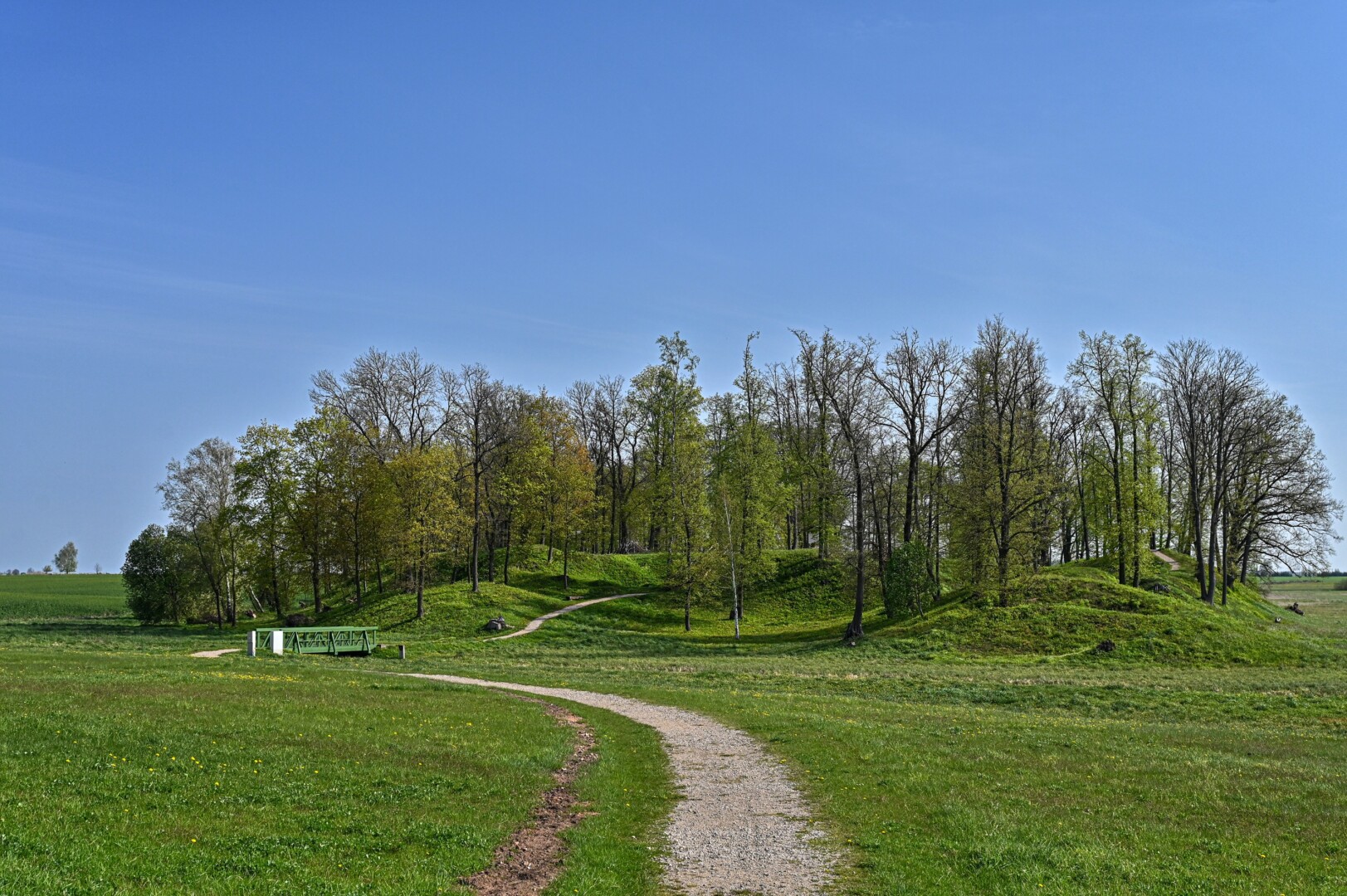 Upytės piliakalnis, kitaip dar vadinamas Čičinsko kalnu. Piliakalnio centre yra 6 m gylio įduba. Pasak legendų, šioje vietoje prasmego nedorojo pono Čičinsko dvaras. Vladislovas Sicinskis – Upytės pavieto dvarininkas, bajoras, 1652 m., pasinaudojęs liberum veto teise, išardęs Varšuvos seimą. Dėl despotiško elgesio jis tapo legendų ir literatūrinių kūrinių neigiamu herojumi. G. KARTANO nuotr.