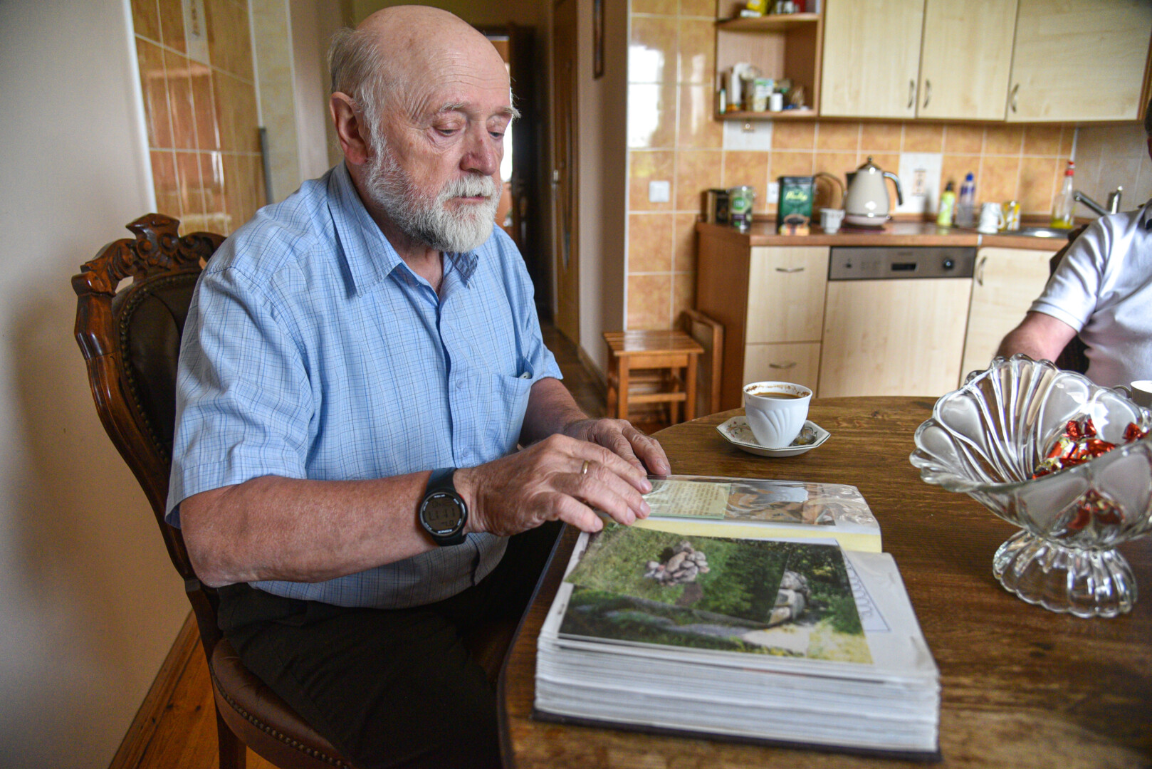 Laimutis Vasilevičius – ne tik vaidila, bet ir etnologas, – džiaugėsi, kad senąjį baltų tikėjimą visus tuos metus laukiant pripažinimo puoselėjo ir užsienio lietuvių bendruomenės. P. ŽIDONIO nuotr. 