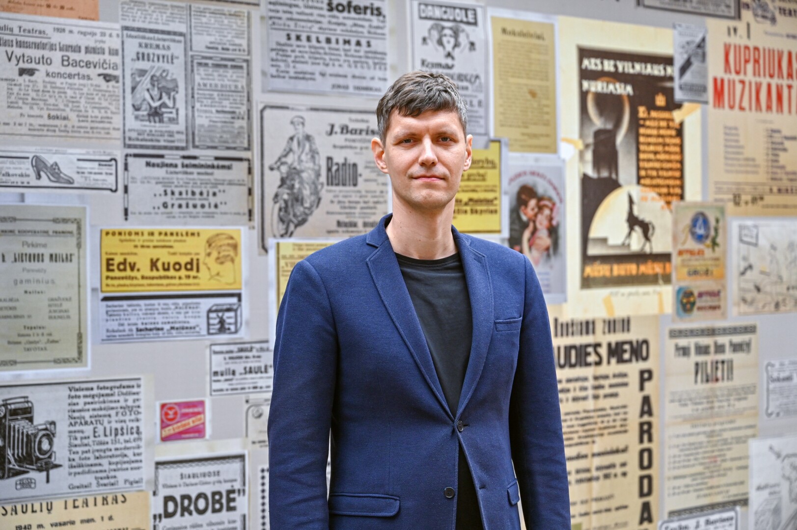 Panevėžio kraštotyros muziejaus Istorijos skyriaus vyresnysis muziejininkas Emilis Jocius. G. KARTANO nuotr.