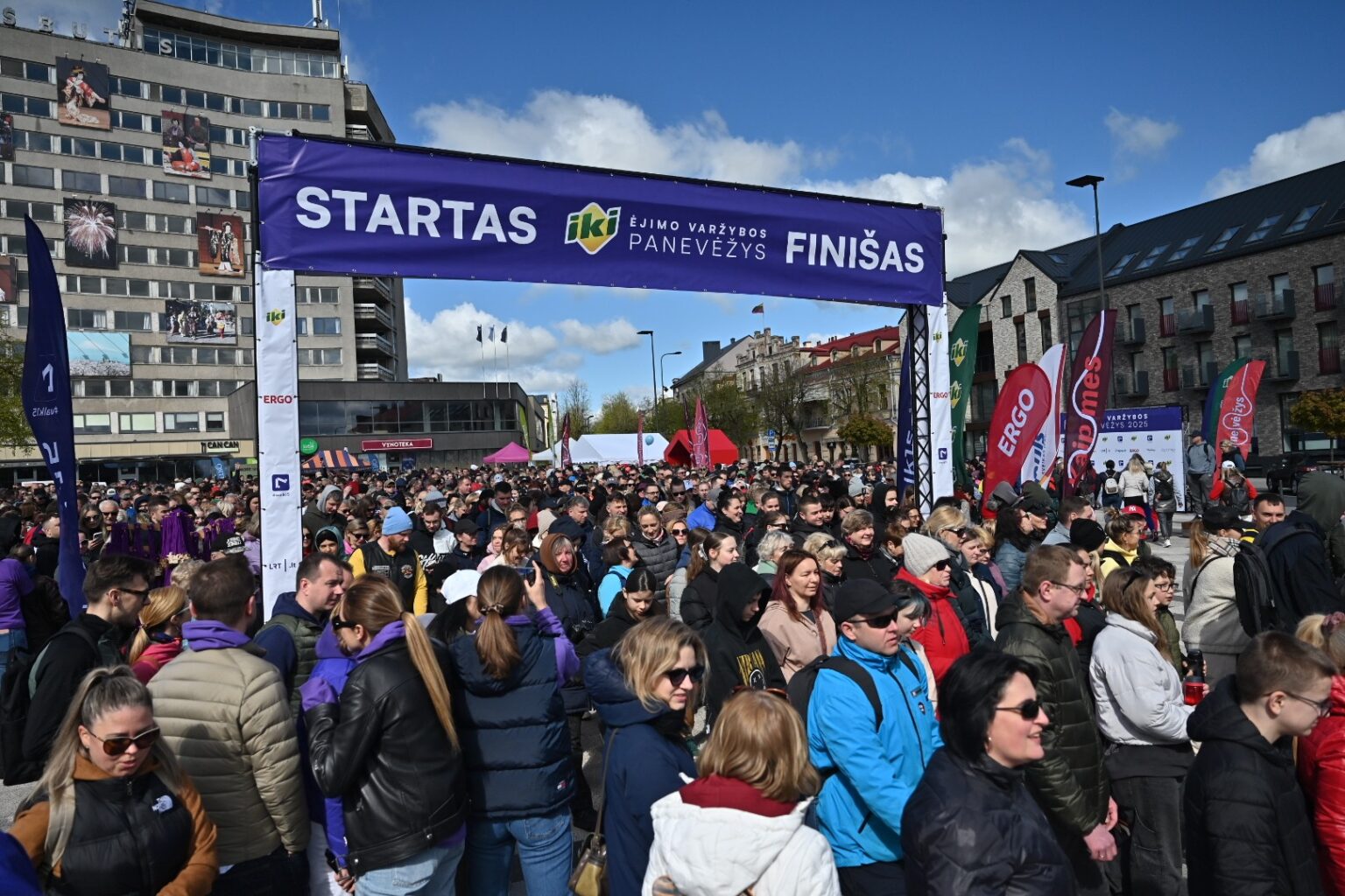 Panevėžys šį šeštadienį tapo žingsnių entuziastų miestu.