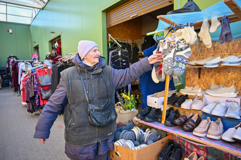 Panevėžietei 92-ejų Janinai Mulevičienei dar per anksti atsiduoti poilsiui.