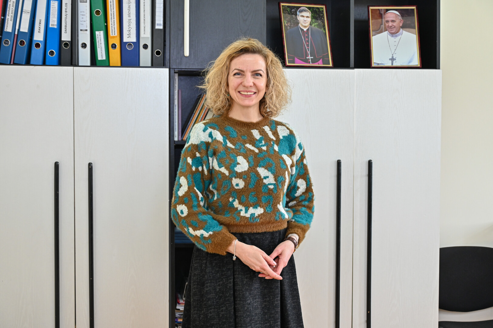 Jurgita Mulokaitė de Moraes kviečia ir profesionalus, ir mėgėjus dalyvauti Panevėžio vyskupijos 100-ojo jubiliejaus himno bei logotipo konkurse. P. ŽIDONIO nuotr.