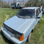 Seniūnaitis Olegas Čumakas nesusiviliojo potencialių investuotojų siūlytu elektromobilį ir važinėja senu ukrainiečių gamybos „Slavuta“. E. BUTRIMO nuotr.