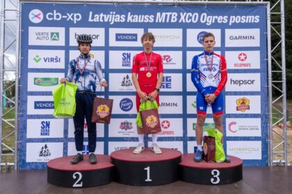 Ogrėje prasidėjo 2025 m. Latvijos taurės XCO kroso „CB – XP“ varžybų pirmasis etapas.