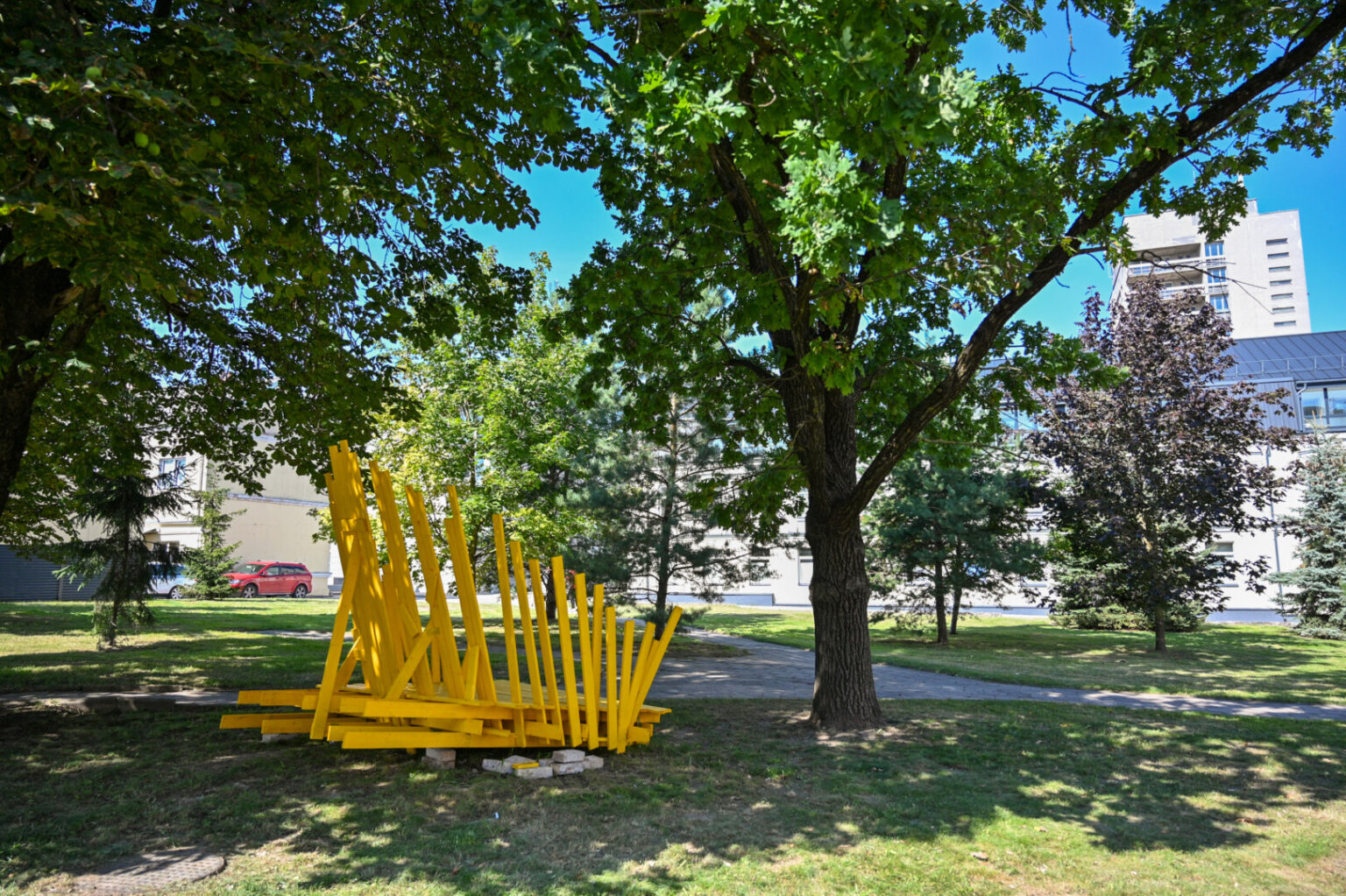 Tarp Panevėžio apskrities Gabrielės Petkevičaitės-Bitės viešosios bibliotekos, Laisvės aikštės ir A. Kisino gatvės esantis skveras pastaruoju metu itin populiarus. Dėl vardo šiai erdvei neapsisprendusi Savivaldybė sulaukė daug ne tik panevėžiečių pasiūlymų, kaip skverą pavadinti. Kiekvienas turi ir savo argumentų, kodėl jų pasiūlytasis variantas tinkamiausias.