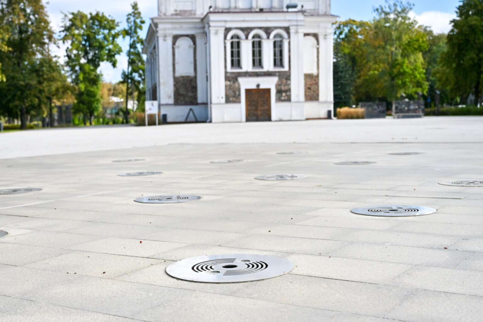 Panevėžyje jau visą savaitę nebeveikia Nepriklausomybės aikštės fontanas.