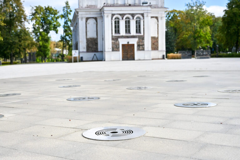 Panevėžyje jau visą savaitę nebeveikia Nepriklausomybės aikštės fontanas.