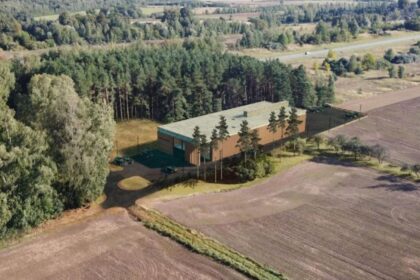 Architektų biuro G. Natkevičius ir partneriai krematoriumo vizualizacija