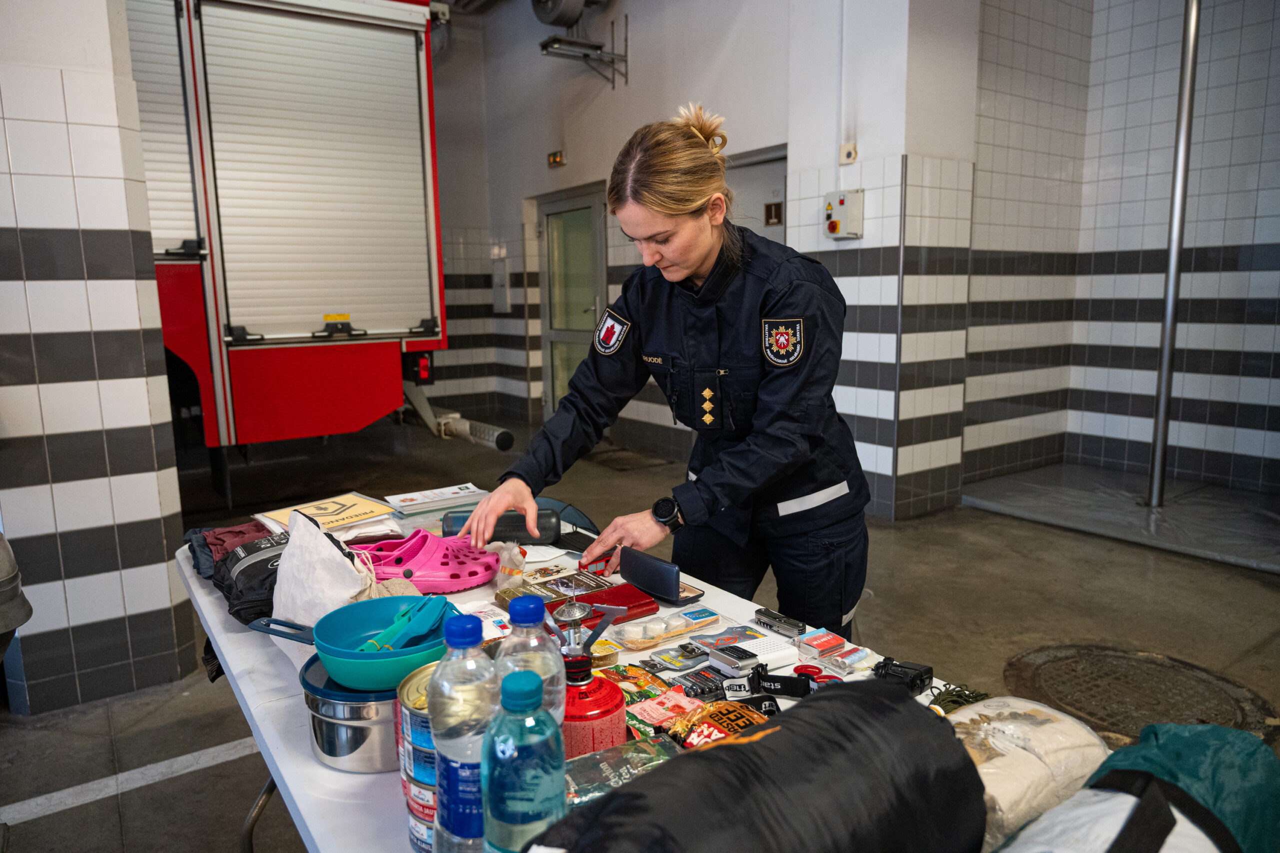 Ekstremalių situacijų mokymus ir renginius organizuojančios Gintarės Gruodės teigimu, kiekvienas turėtų iš anksto apgalvoti penkis pagrindinius pasirengimo žingsnius. P. ŽIDONIO nuotr.