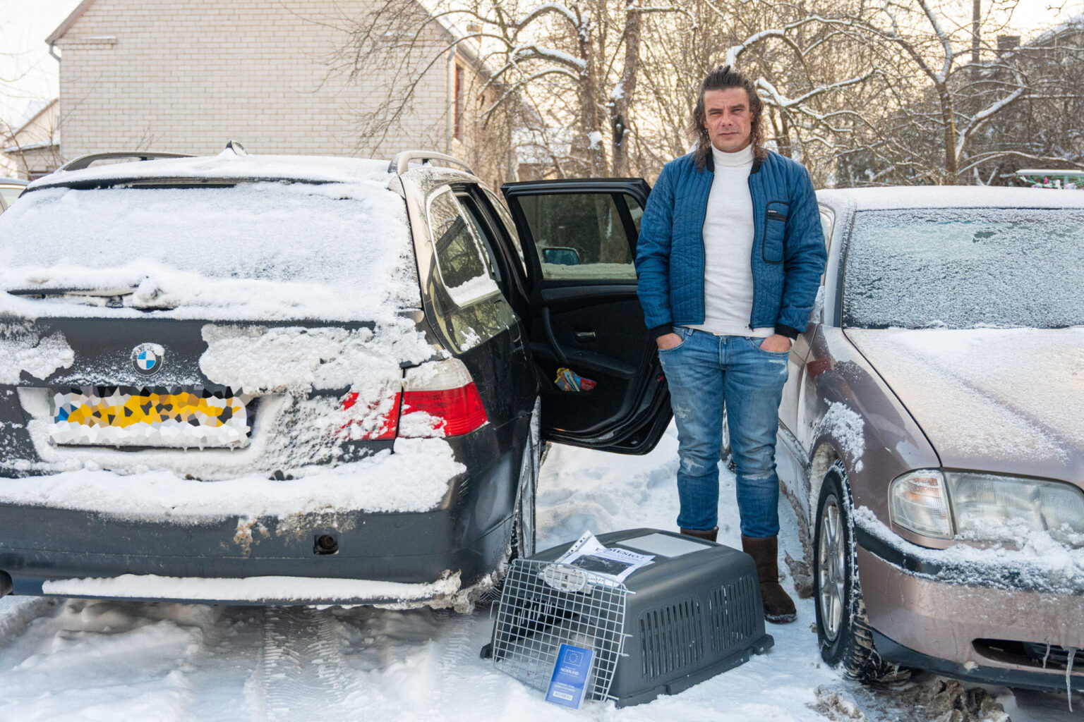 Jau kone mėnesį Panevėžio rajone pasimetusio katino ieškantis olandas Kristoferis Vlierhvis susidūrė ir su dar vienu išbandymu.