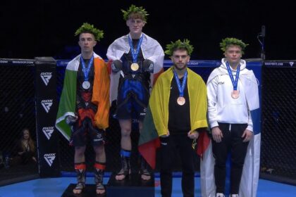 Iš Serbijos sostinėje Belgrade vasario 5-15 dienomis vykusio Europos MMA čempionato panevėžietis Nojus Zakarauskas Lietuvai parvežė bronzos medalį.
