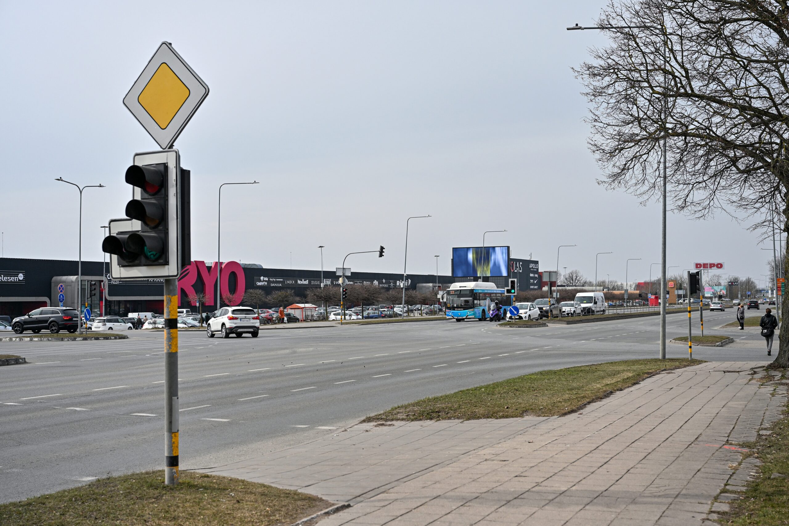 Vakarinės ir Klaipėdos gatvių sankryžos rekonstrukcijos paruošiamieji darbai prasidės jau kitą savaitę. G. KARTANO nuotr.