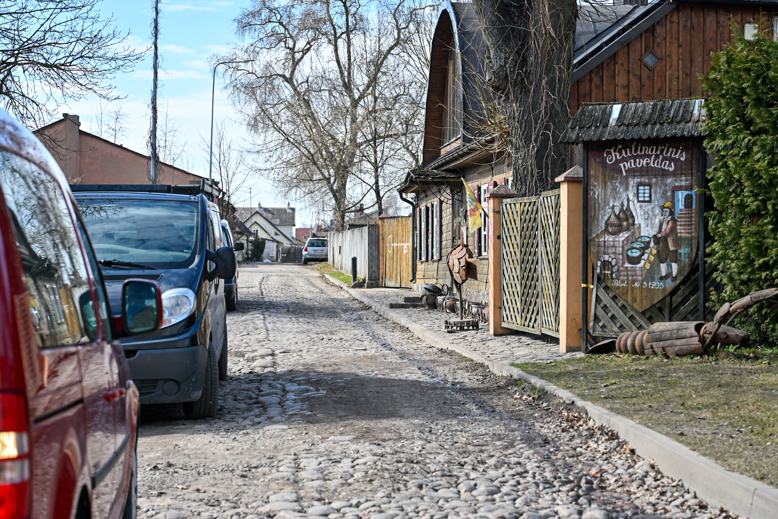 Rekonstruojant Panevėžio centro senąsias gatveles, numatyta išsaugoti Birutės gatvės grindinį. G. KARTANO nuotr. 