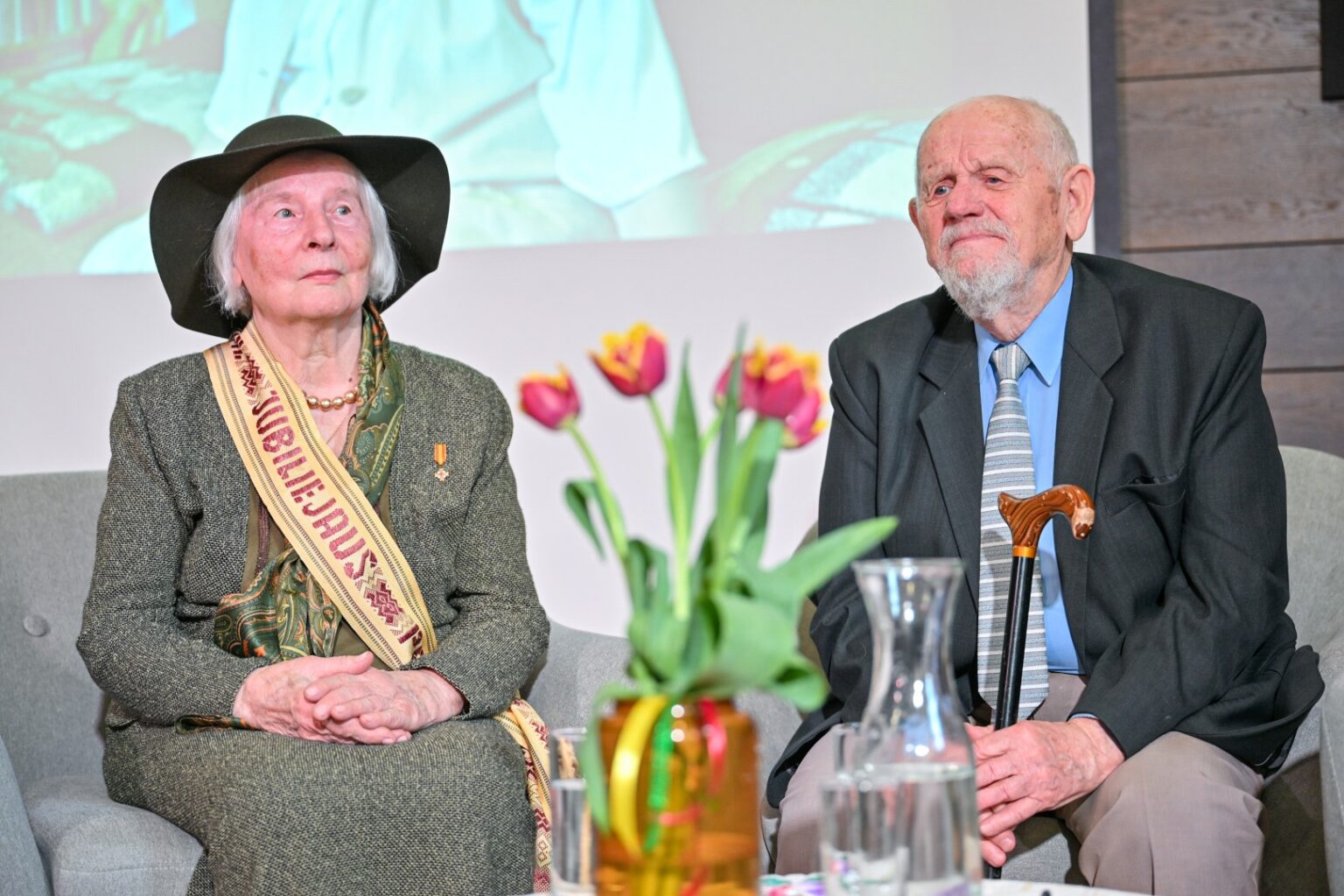Panevėžio apskrities Gabrielės Petkevičaitės-Bitės viešojoje bibliotekoje paminėtas iškilios panevėžietės gydytojos, visuomenininkės Liudvikos Knizikevičienės 90-asis jubiliejus.