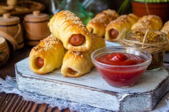 Tinkamai parinkite tešlos „rūbą“, ir paprasčiausios pieniškos dešrelės gali paversti greitą užkandį tikra vėlyvų pusryčių ar lengvos vakarienės žvaigžde.