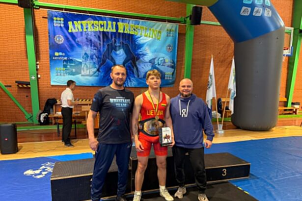 Anykščiuose įvyko tarptautinis imtynių turnyras, kuriame galingai pasirodė Panevėžio Raimundo Sargūno sporto gimnazijos auklėtiniai.
