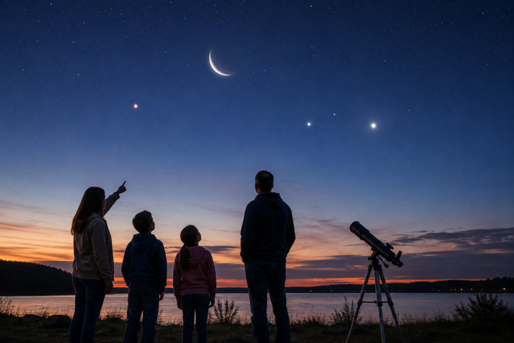 Rugsėjį verta dažniau pakelti akis į dangų. Pirmasis rudens mėnuo pažers ne vieną įdomų astronominį reginį: Mėnulis danguje priartės prie Marso ir Jupiterio, vėliau – prie Veneros bei Saturno.